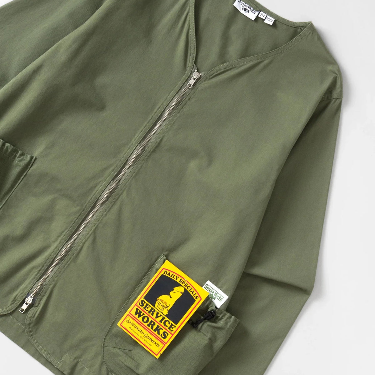 Service Works Tech Twill Gardening Liner Olive - Steranko Clothing Manchester