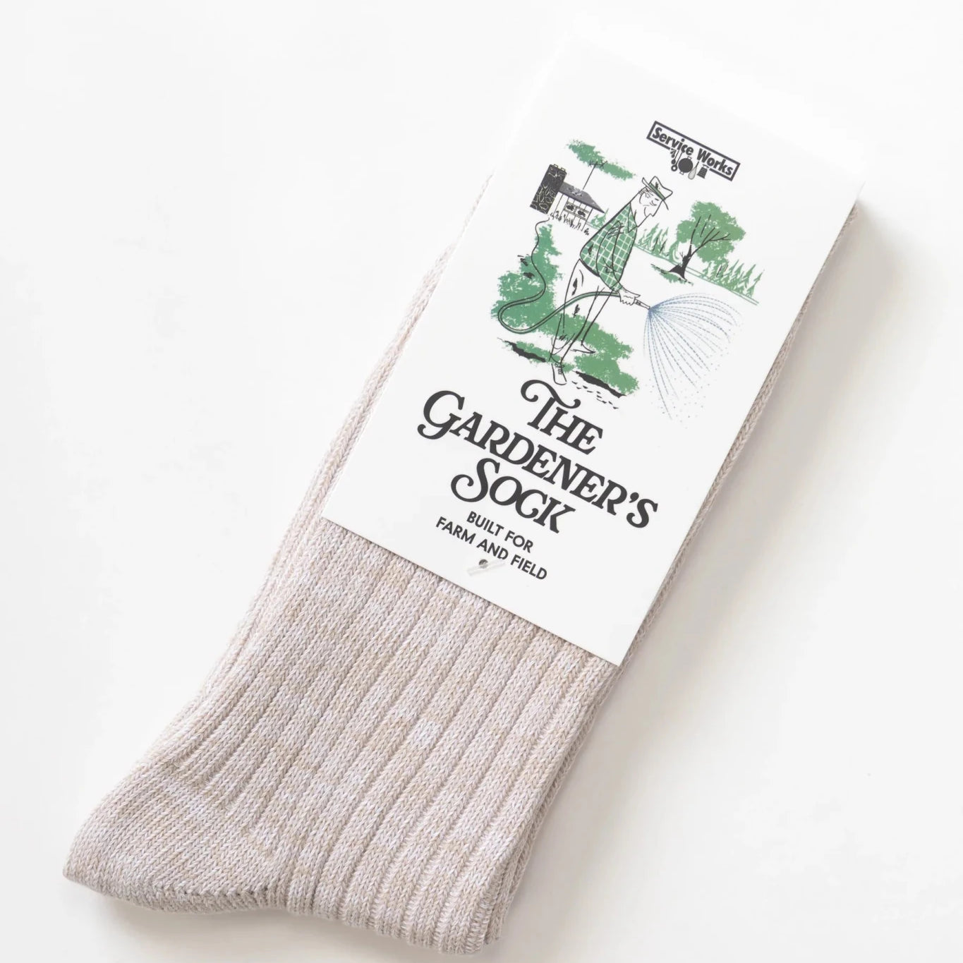 Service Works The Gardener Socks Off - White - Steranko Clothing Manchester