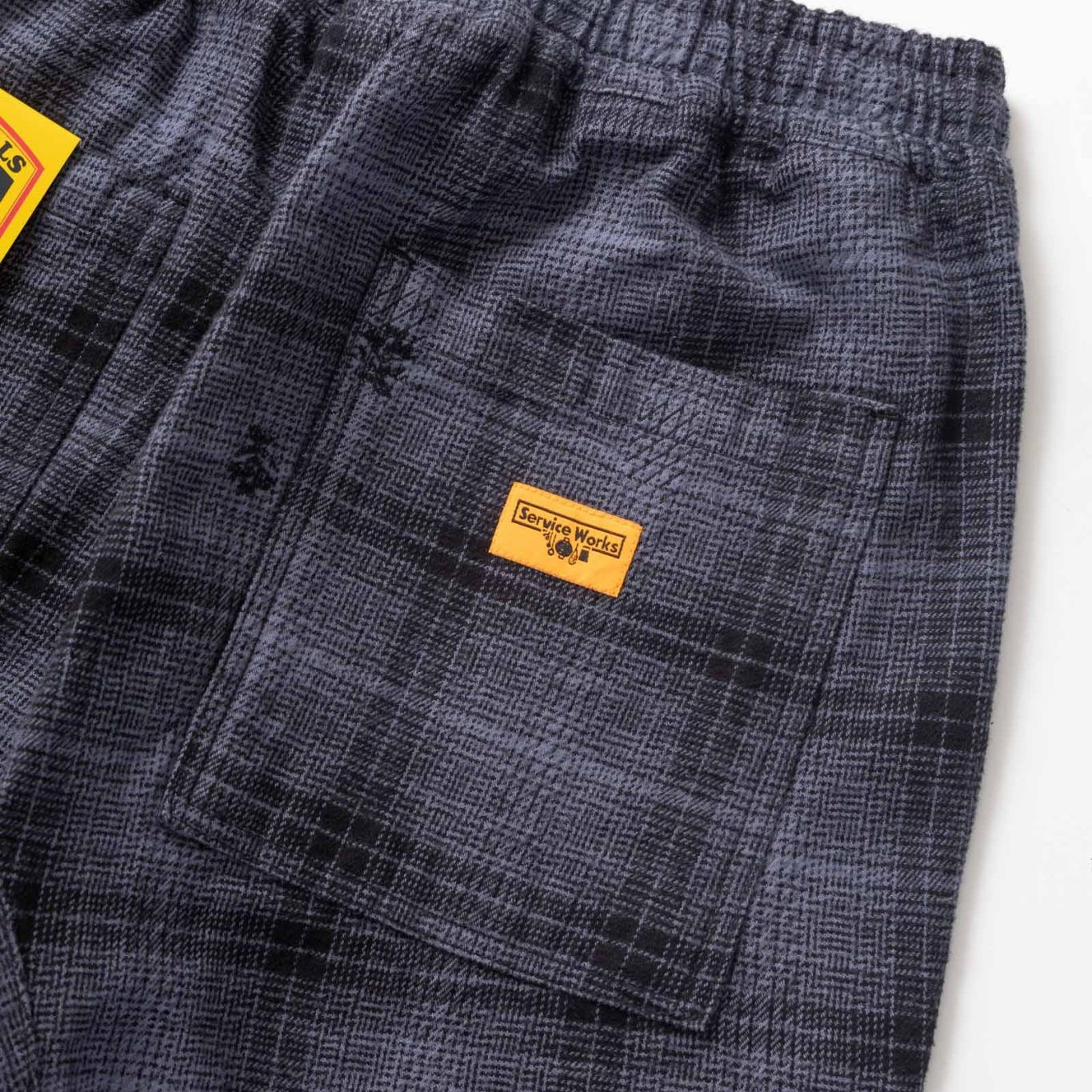 Service Works Thistle Plaid Chef Pant Black - Steranko Clothing Manchester