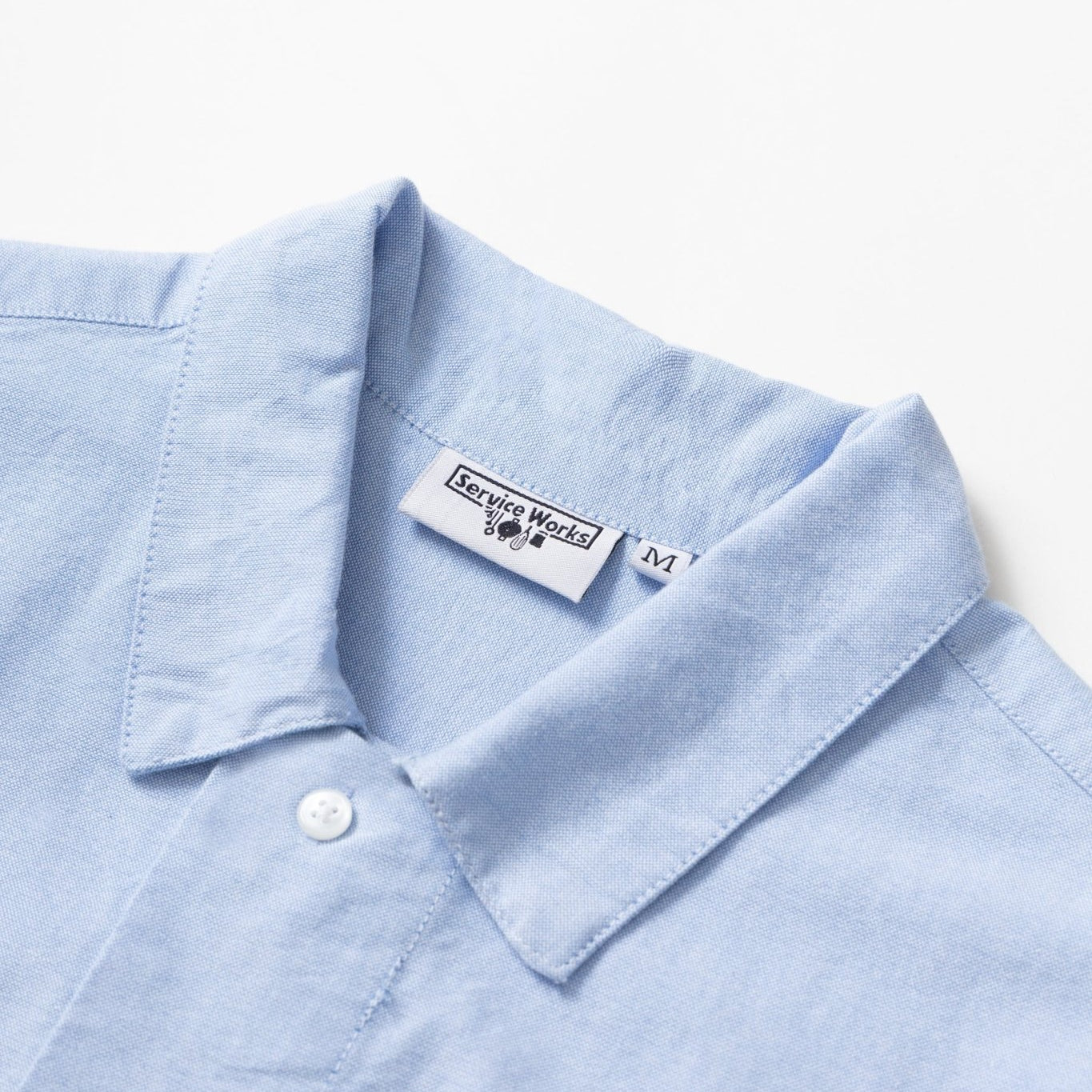 Service Works Waiter Shirt Oxford Blue - Steranko Clothing Manchester