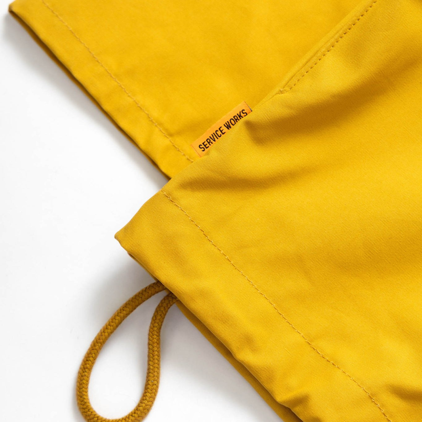 Service Works Waxed Cotton Allotment Parka Ochre - Steranko Clothing Manchester
