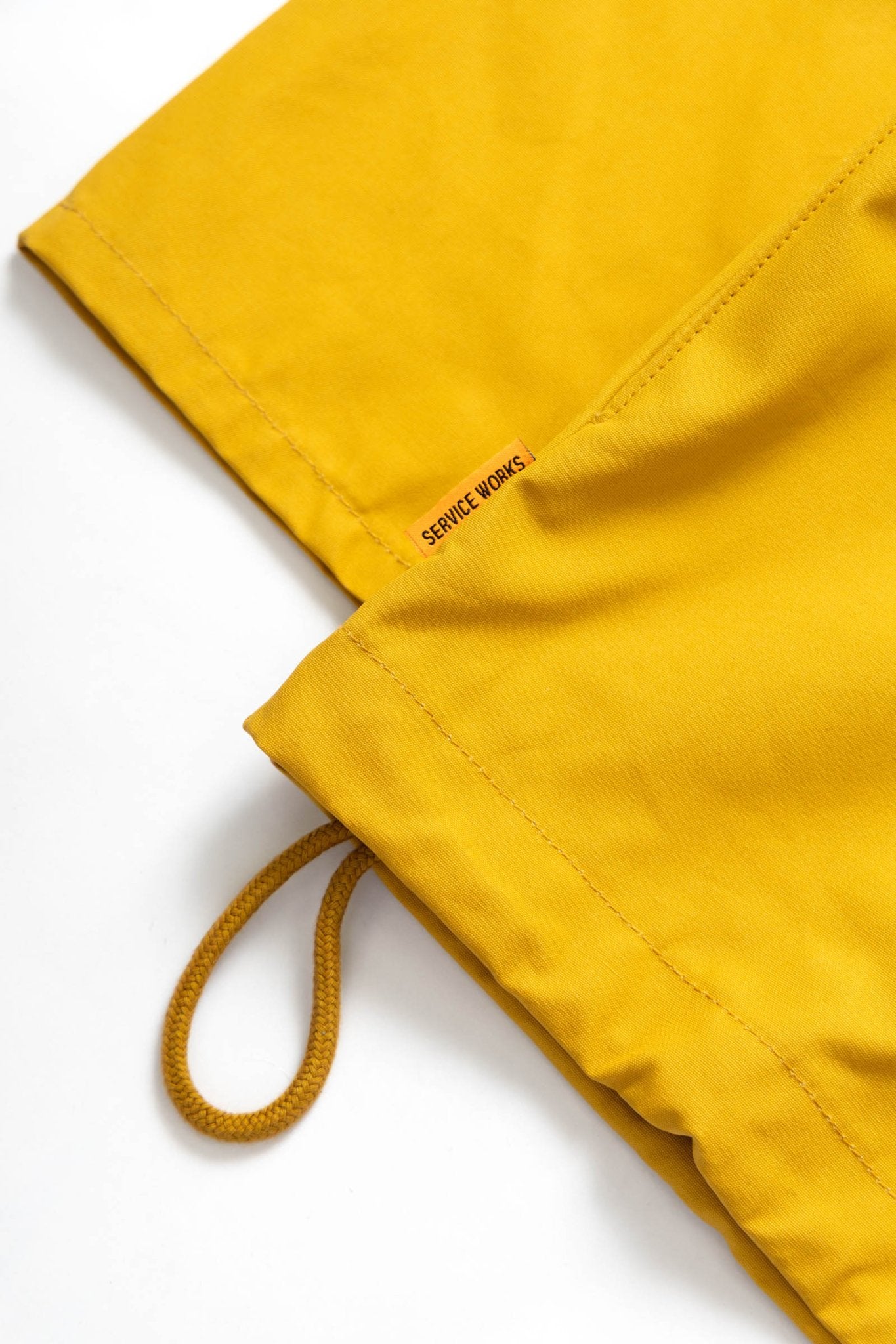 Service Works Waxed Cotton Allotment Parka Ochre - Steranko Clothing Manchester
