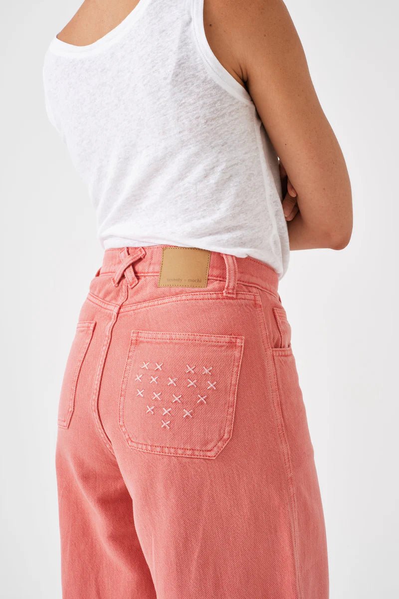 Seventy + Mochi Dear Bay Jean Mineral Red - Steranko Clothing Manchester