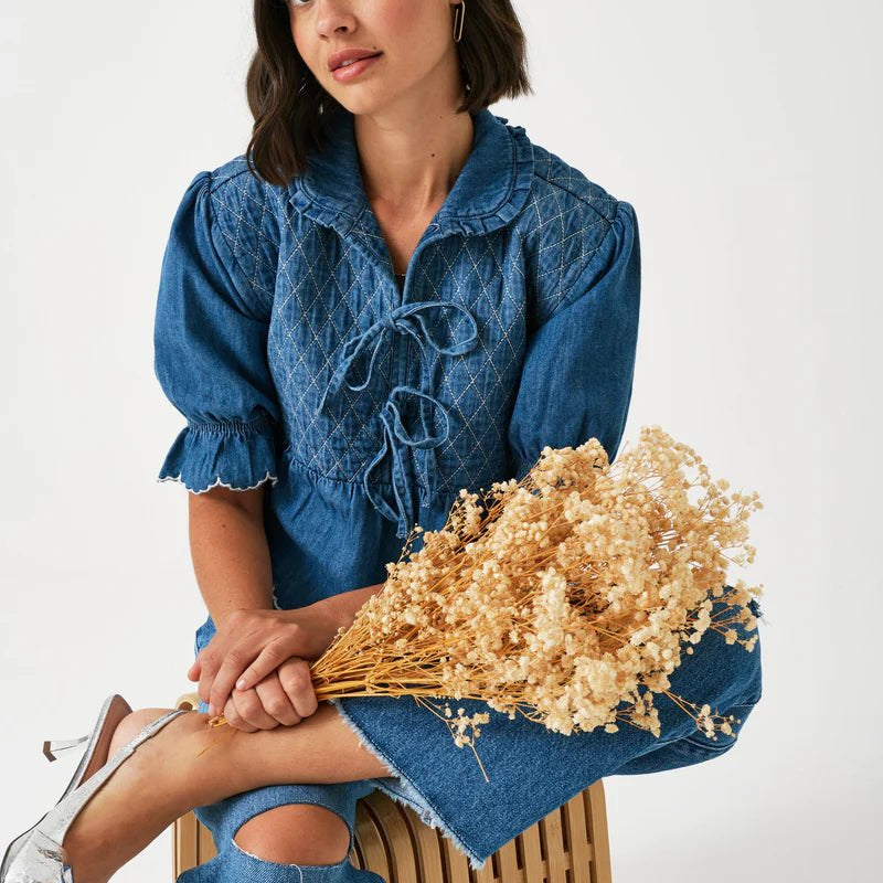 Seventy + Mochi Heidi Blouse Mid Vintage - Steranko Clothing Manchester