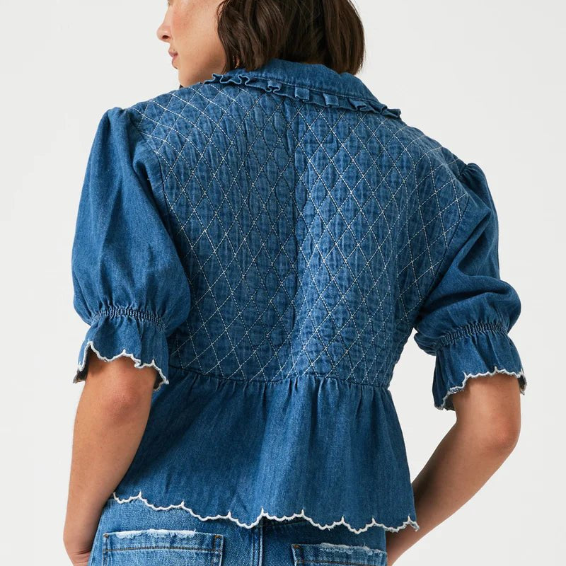 Seventy + Mochi Heidi Blouse Mid Vintage - Steranko Clothing Manchester