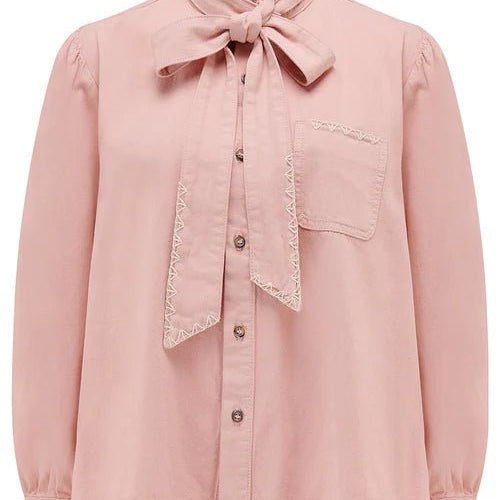 Seventy & Mochi Poet Blouse Peony Pink - Steranko Clothing Manchester