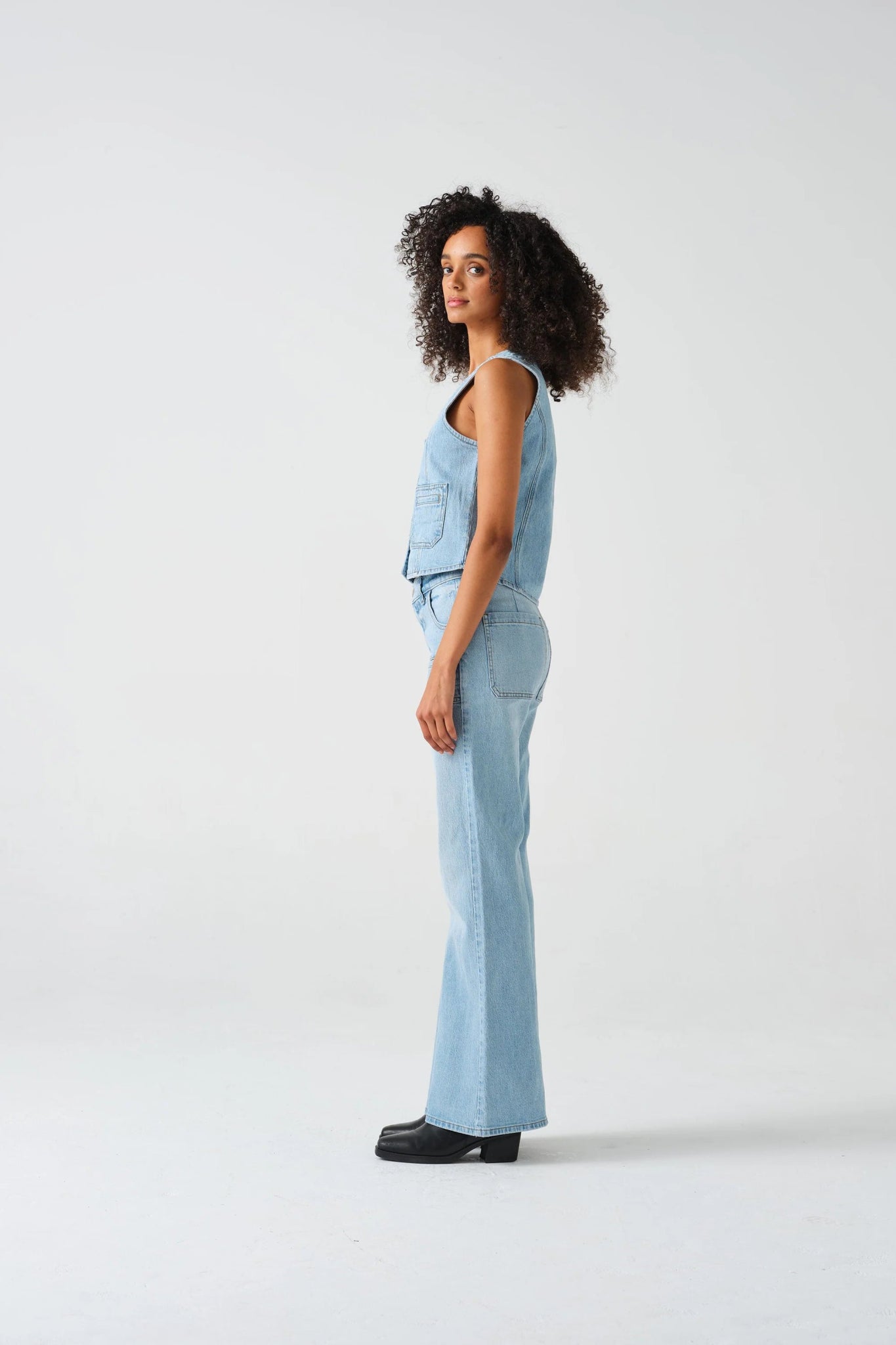 seventy + mochi Queenie Jean Oceanic Blue - Steranko Clothing Manchester