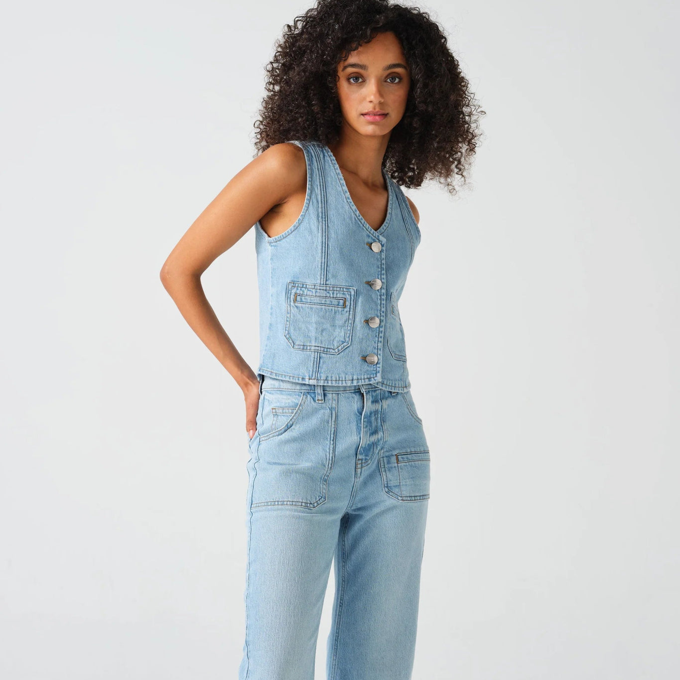 seventy + mochi Queenie Jean Oceanic Blue - Steranko Clothing Manchester