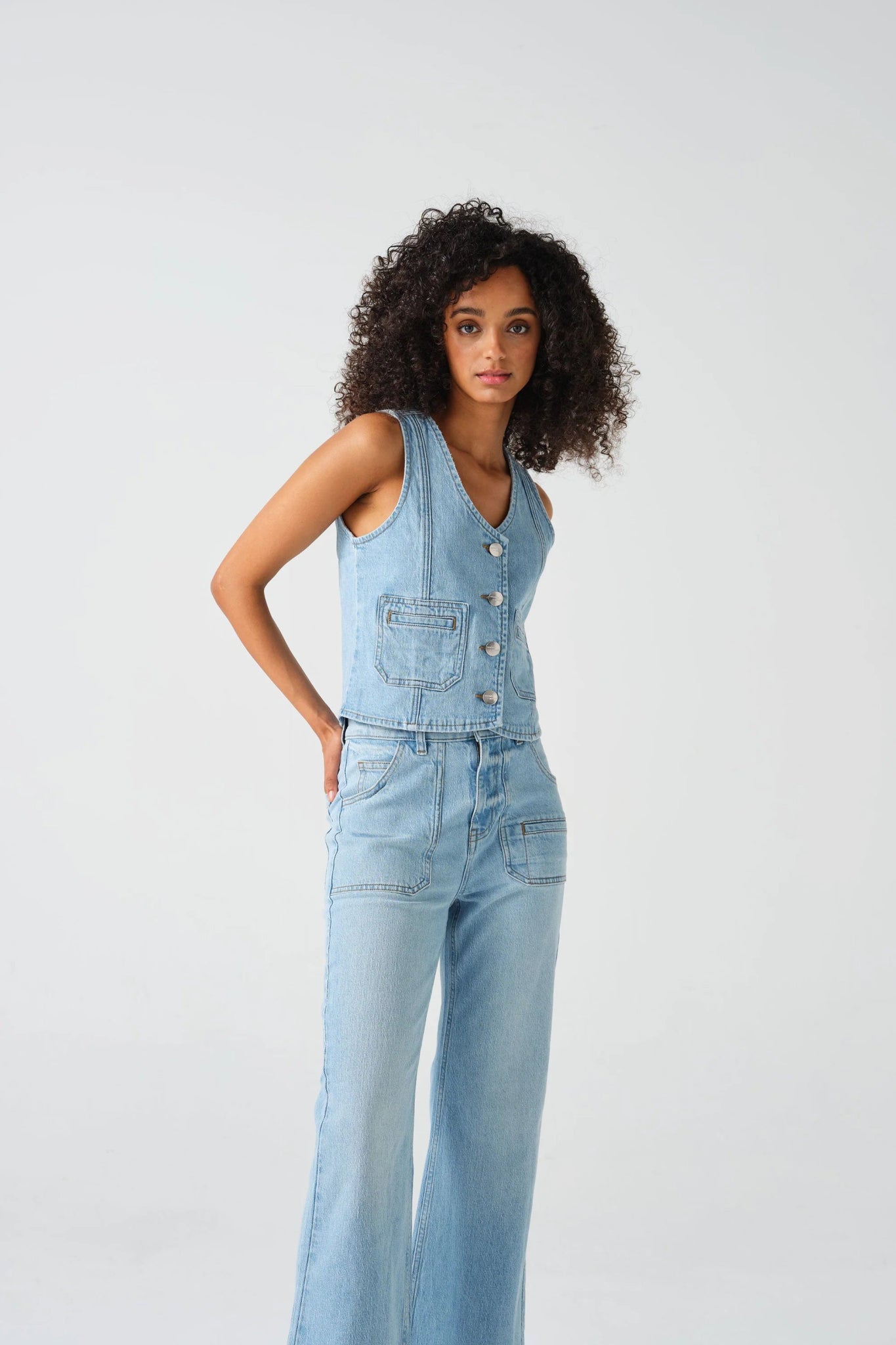 seventy + mochi Queenie Jean Oceanic Blue - Steranko Clothing Manchester