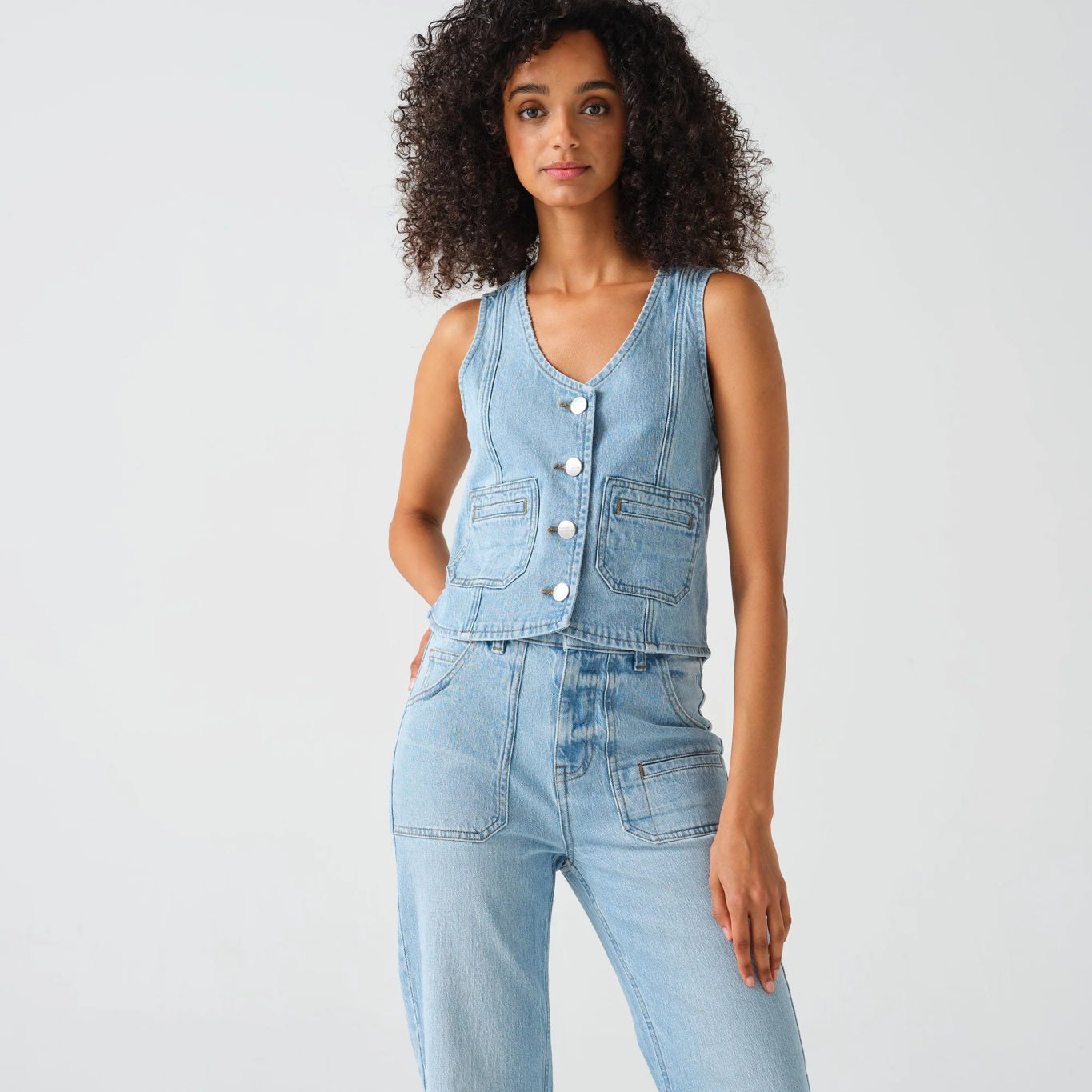 seventy + mochi Queenie Jean Oceanic Blue - Steranko Clothing Manchester