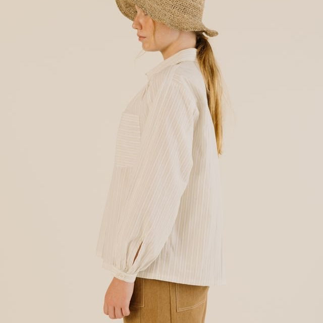 Sideline Amelie Shirt Soft Yellow Stripe - Steranko Clothing Manchester