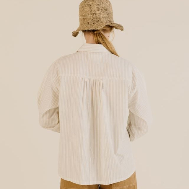 Sideline Amelie Shirt Soft Yellow Stripe - Steranko Clothing Manchester