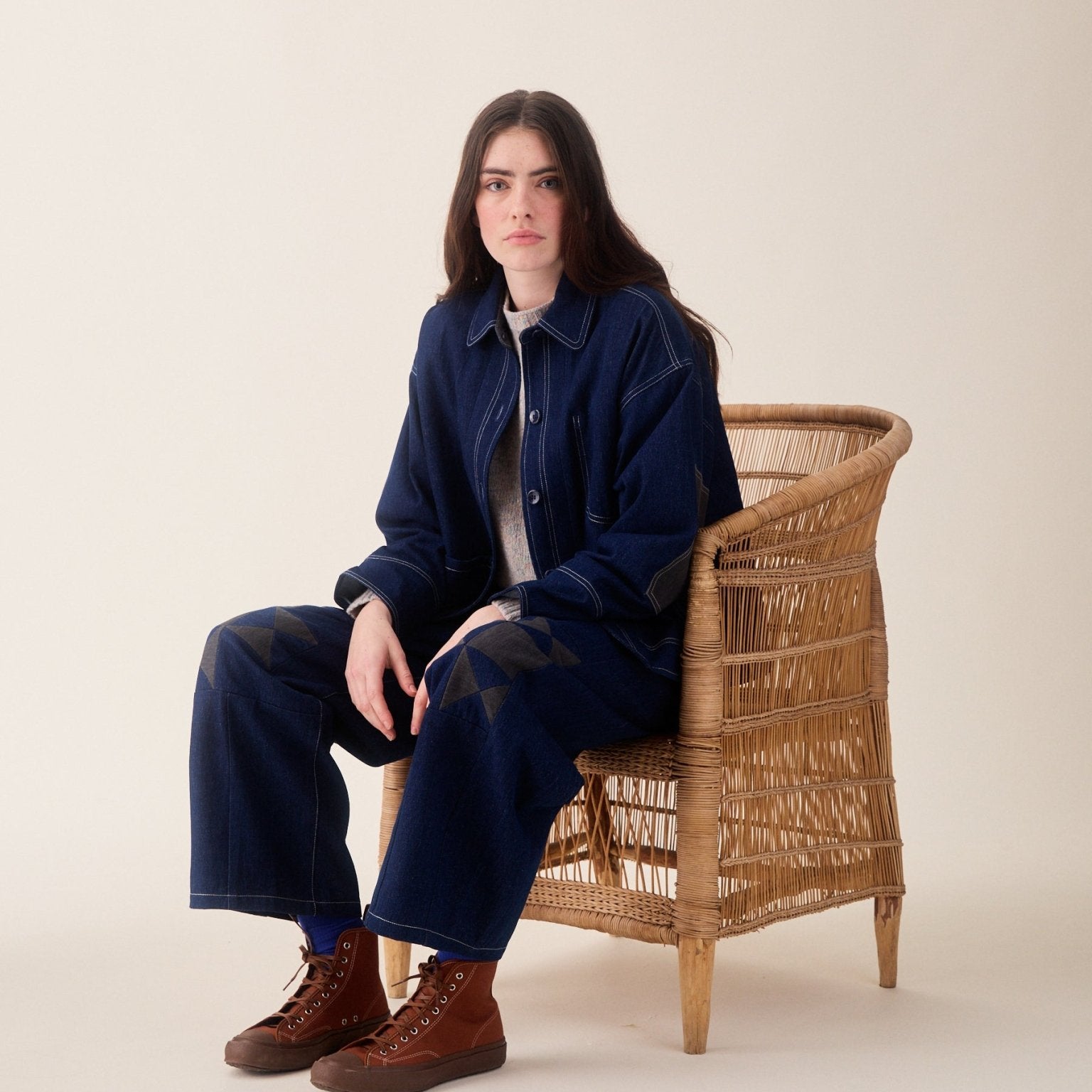 Sideline Frankie Jacket Indigo - Steranko Clothing Manchester