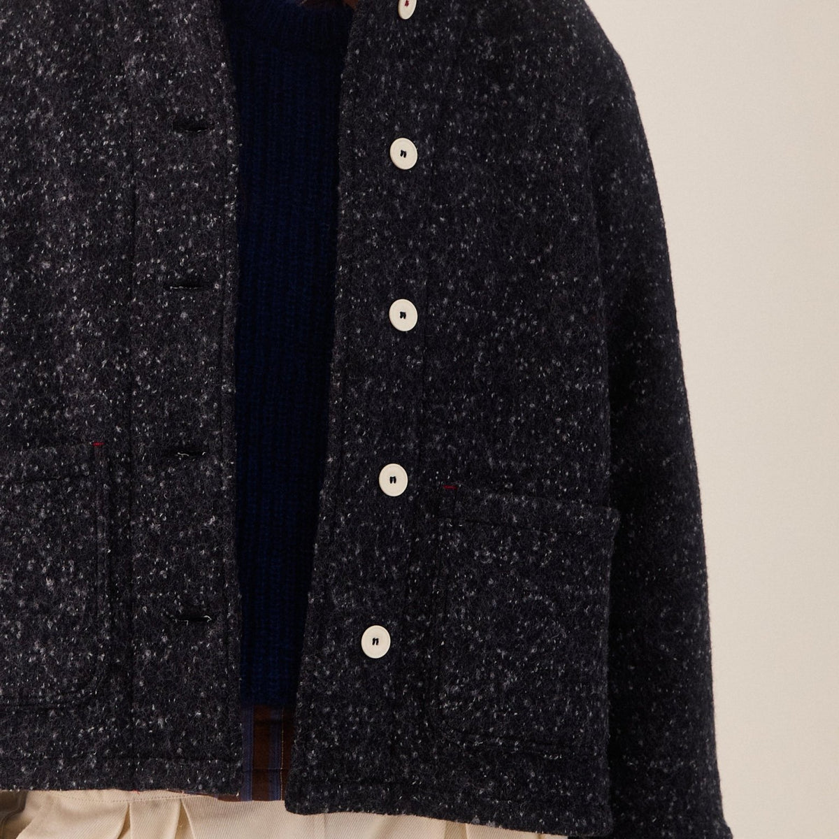 Sideline Grace Jacket Grey Fleck - Steranko Clothing Manchester
