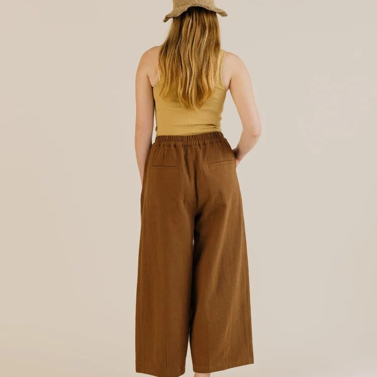 Sideline Leila Trousers Earth - Steranko Clothing Manchester