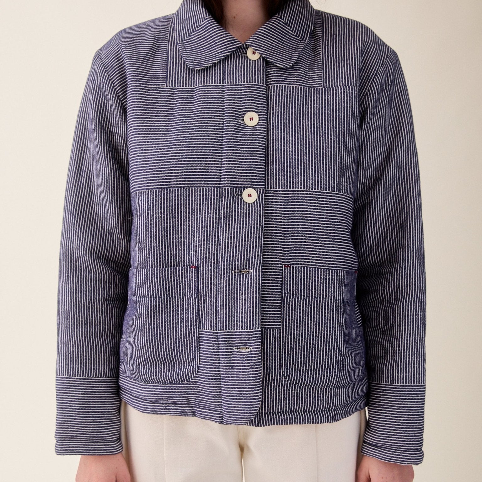 Sideline Molly Jacket Railroad Stripe - Steranko Clothing Manchester