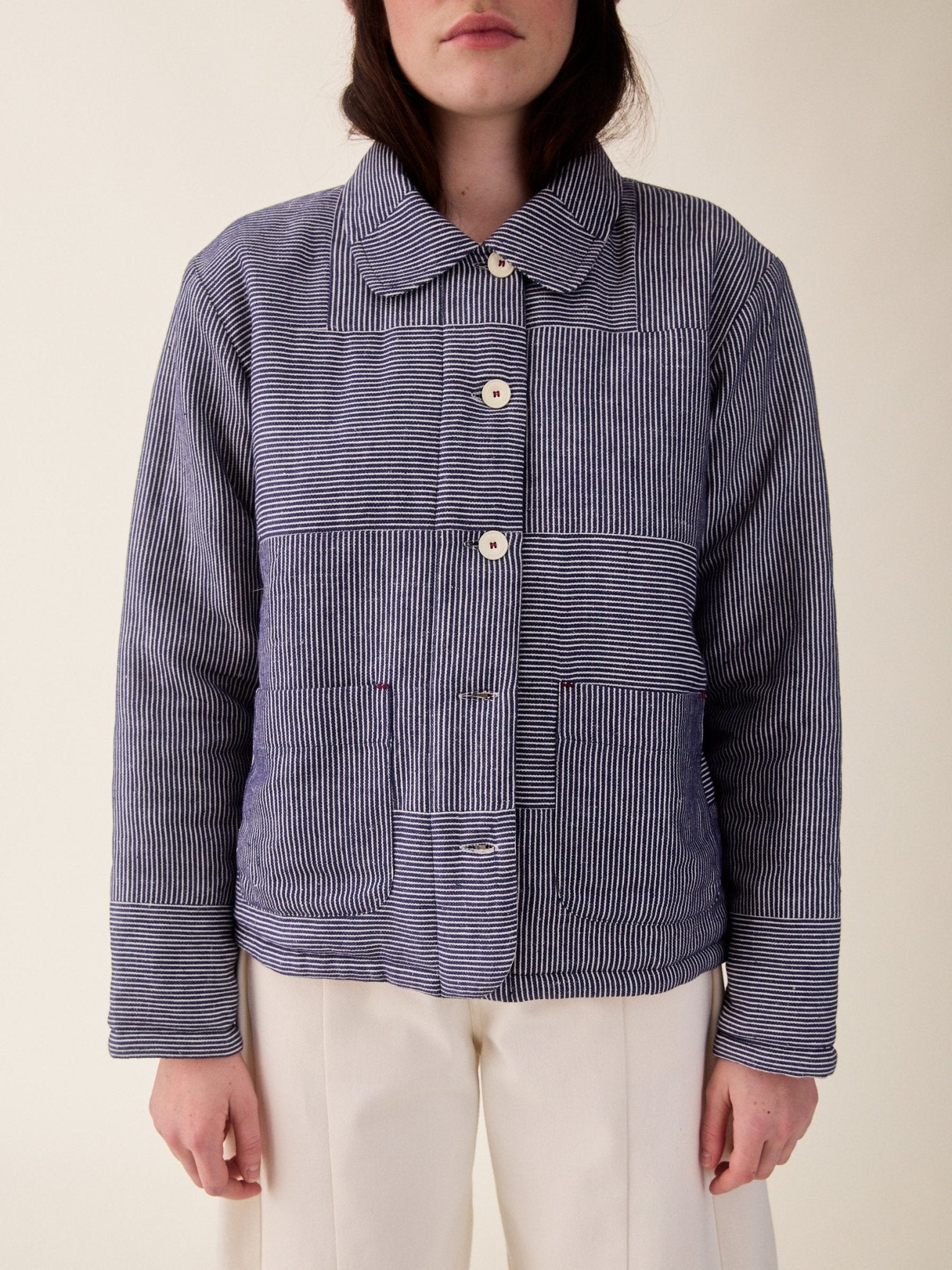 Sideline Molly Jacket Railroad Stripe - Steranko Clothing Manchester