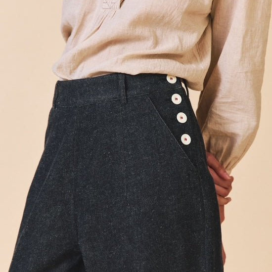 Sideline Pia Jeans Grey - Steranko Clothing Manchester