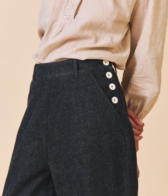 Sideline Pia Jeans Grey - Steranko Clothing Manchester