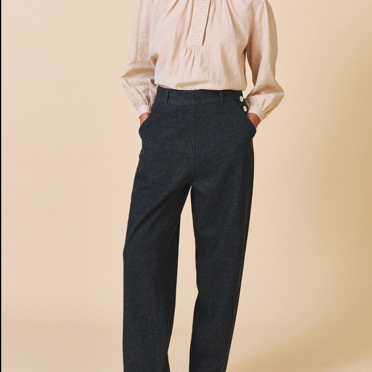 Sideline Pia Jeans Grey - Steranko Clothing Manchester