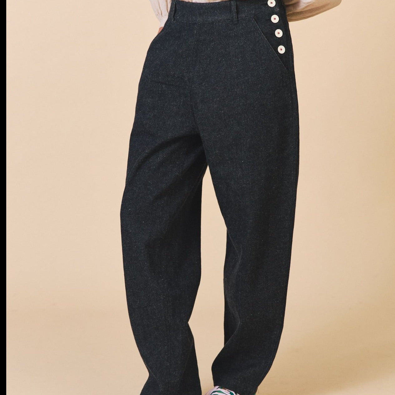 Sideline Pia Jeans Grey - Steranko Clothing Manchester