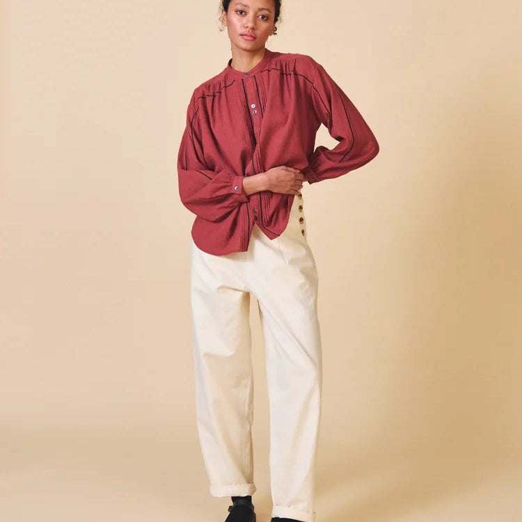 Sideline Pia Jeans Oat - Steranko Clothing Manchester