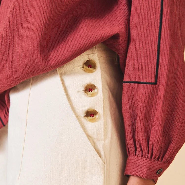 Sideline Pia Jeans Oat - Steranko Clothing Manchester