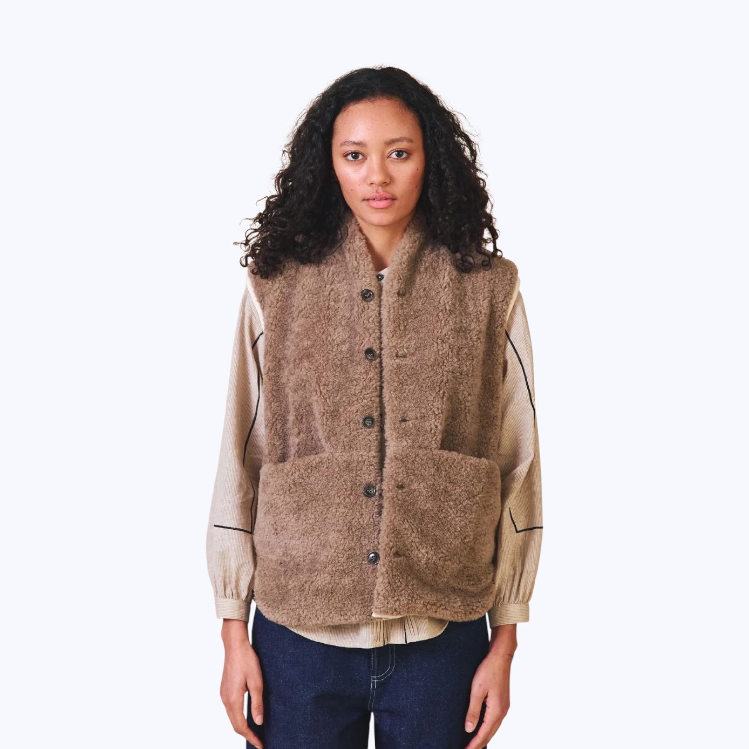 Sideline Tilda Vest Mink - Steranko Clothing Manchester