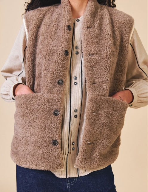 Sideline Tilda Vest Mink - Steranko Clothing Manchester