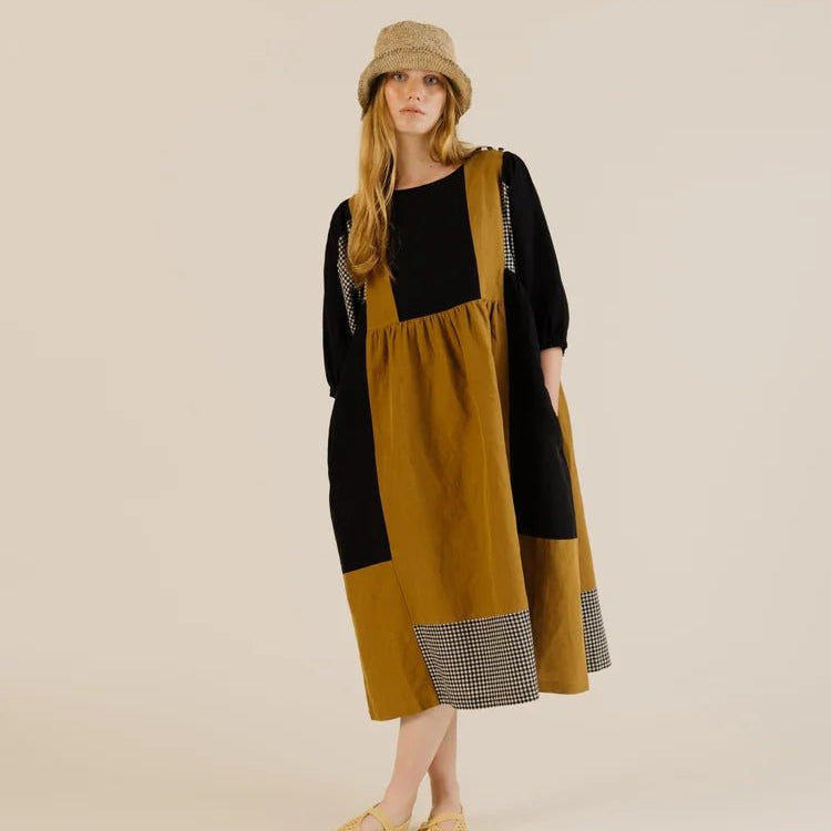 Sideline Winnie Dress Patchwork Mix - Steranko Clothing Manchester