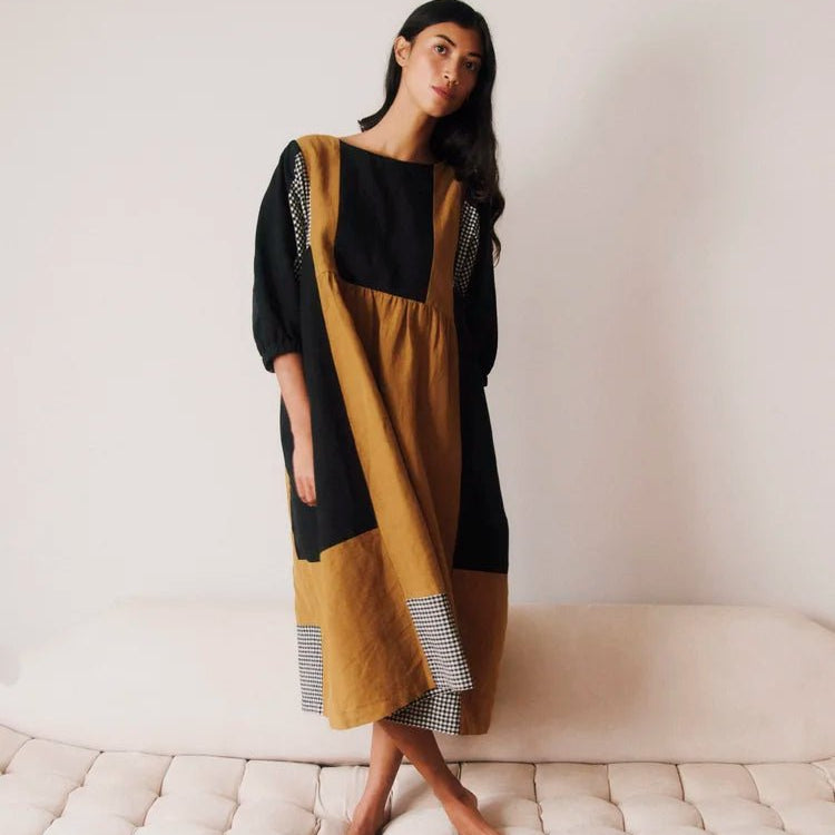 Sideline Winnie Dress Patchwork Mix - Steranko Clothing Manchester