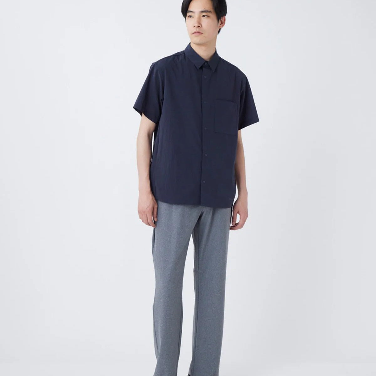 Snow Peak Breathable Quick Dry S/S Shirt Dark Navy - Steranko Clothing Manchester
