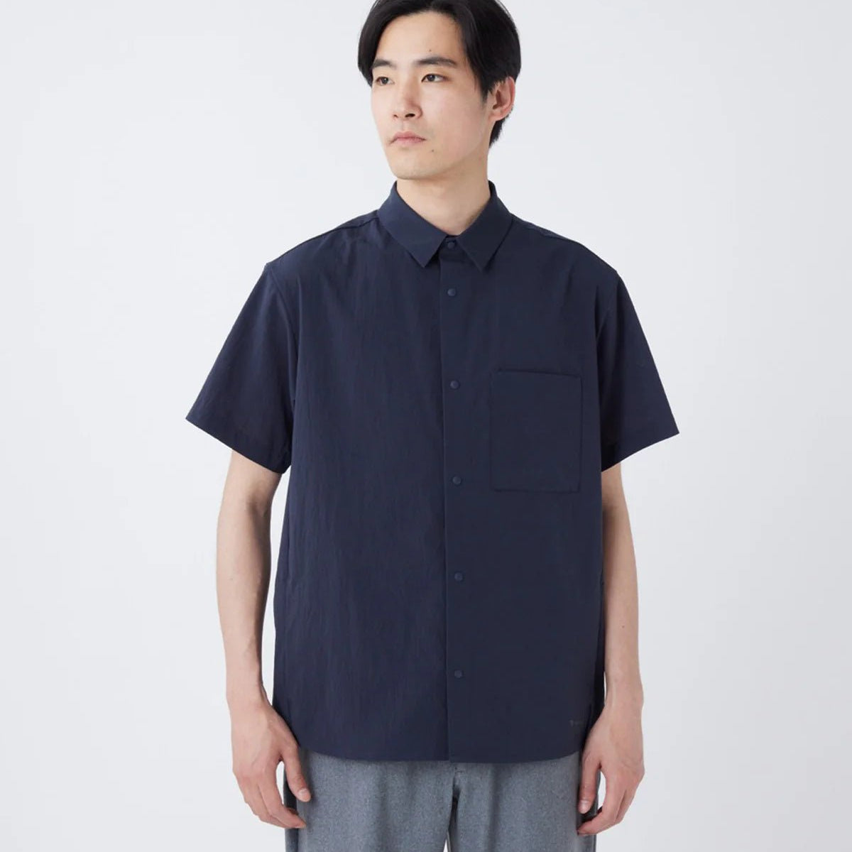 Snow Peak Breathable Quick Dry S/S Shirt Dark Navy - Steranko Clothing Manchester