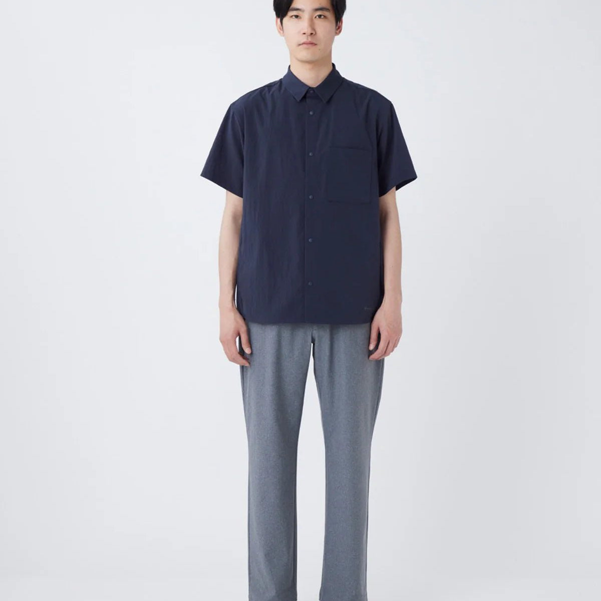 Snow Peak Breathable Quick Dry S/S Shirt Dark Navy - Steranko Clothing Manchester