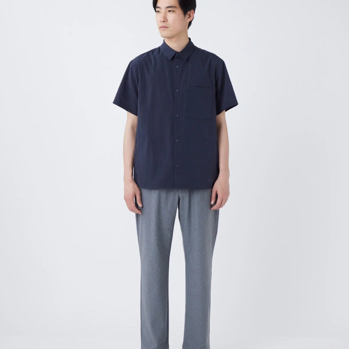 Snow Peak Breathable Quick Dry S/S Shirt Dark Navy - Steranko Clothing Manchester
