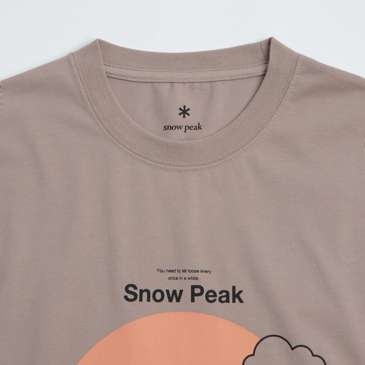 Snow Peak Camping Graphic Tee Beige - Steranko Clothing Manchester