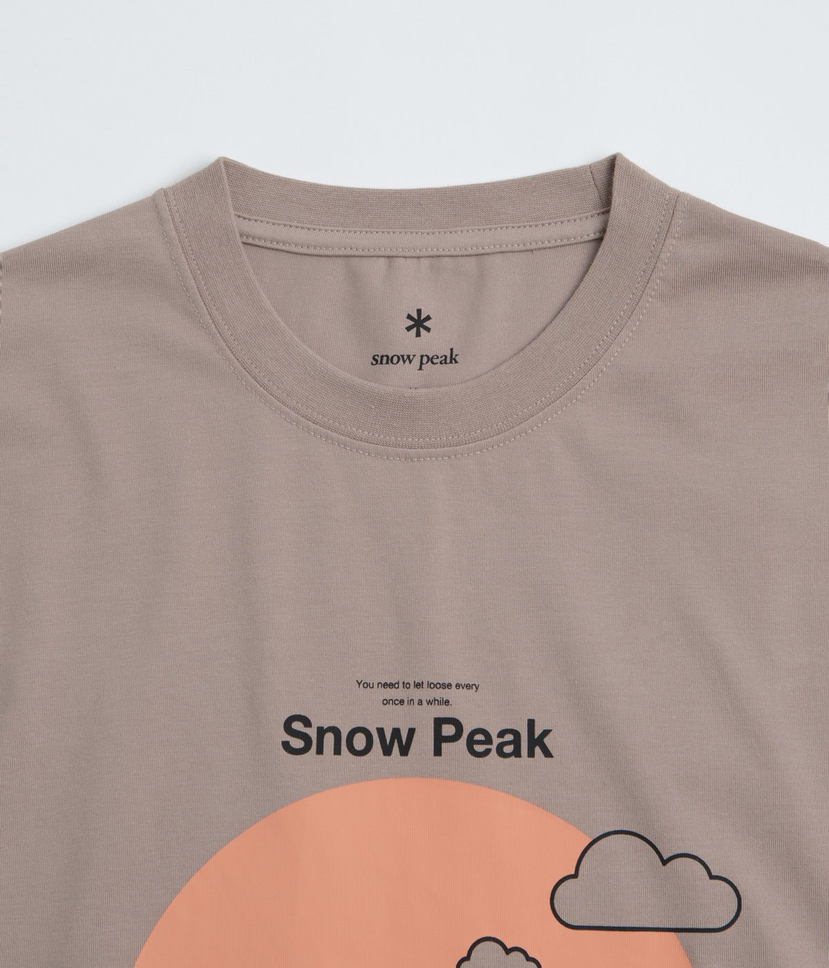 Snow Peak Camping Graphic Tee Beige - Steranko Clothing Manchester
