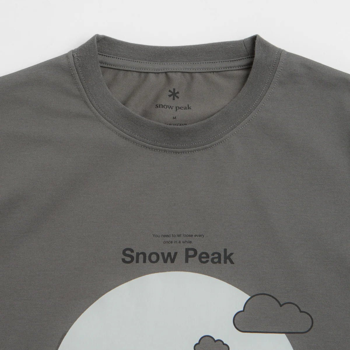 Snow Peak Camping Graphic Tee Grey - Steranko Clothing Manchester