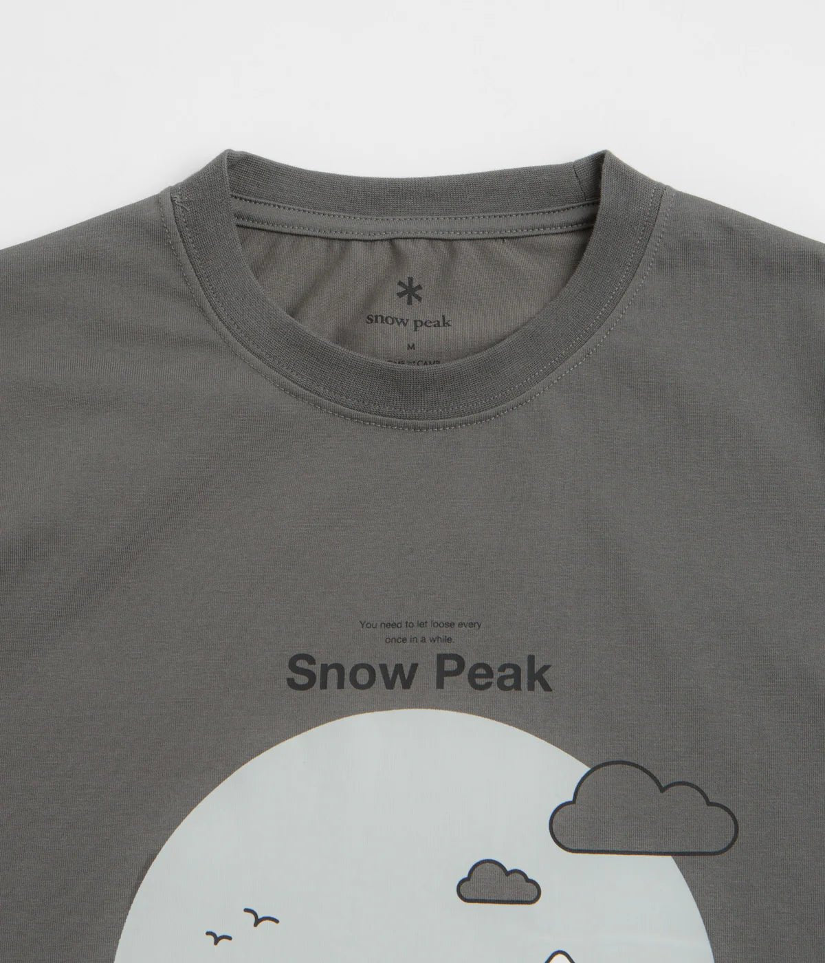 Snow Peak Camping Graphic Tee Grey - Steranko Clothing Manchester