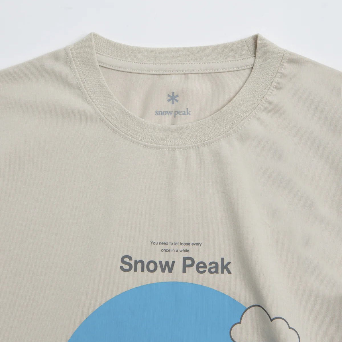 Snow Peak Camping Graphic Tee Ivory - Steranko Clothing Manchester