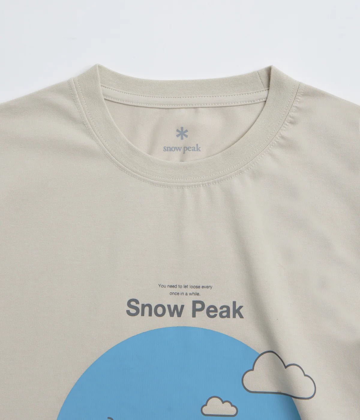 Snow Peak Camping Graphic Tee Ivory - Steranko Clothing Manchester