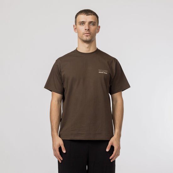 Snow Peak Elemental Balance T-Shirt Brown - Steranko Clothing Manchester