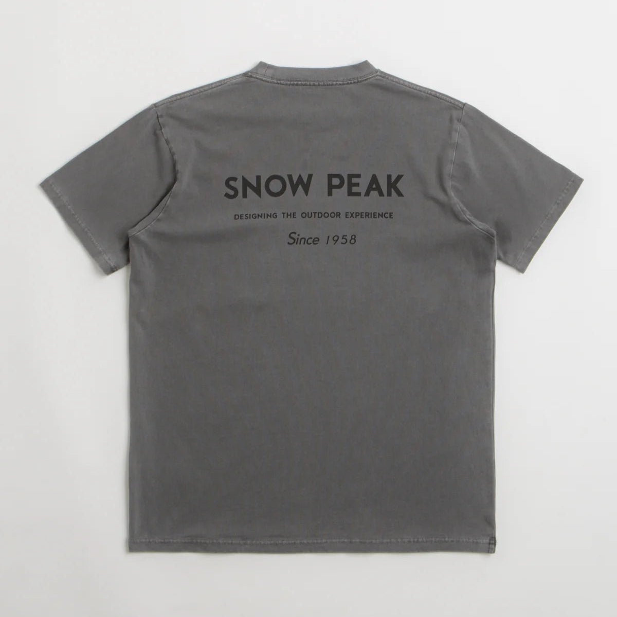 Snow Peak Garment Dyed T-Shirt Dark Green - Steranko Clothing Manchester