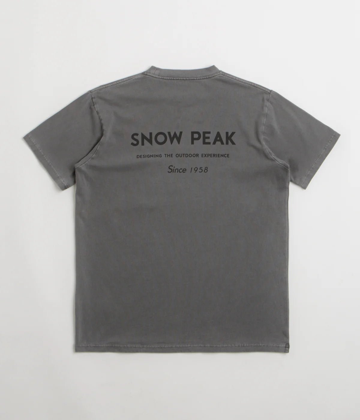 Snow Peak Garment Dyed T-Shirt Dark Green - Steranko Clothing Manchester