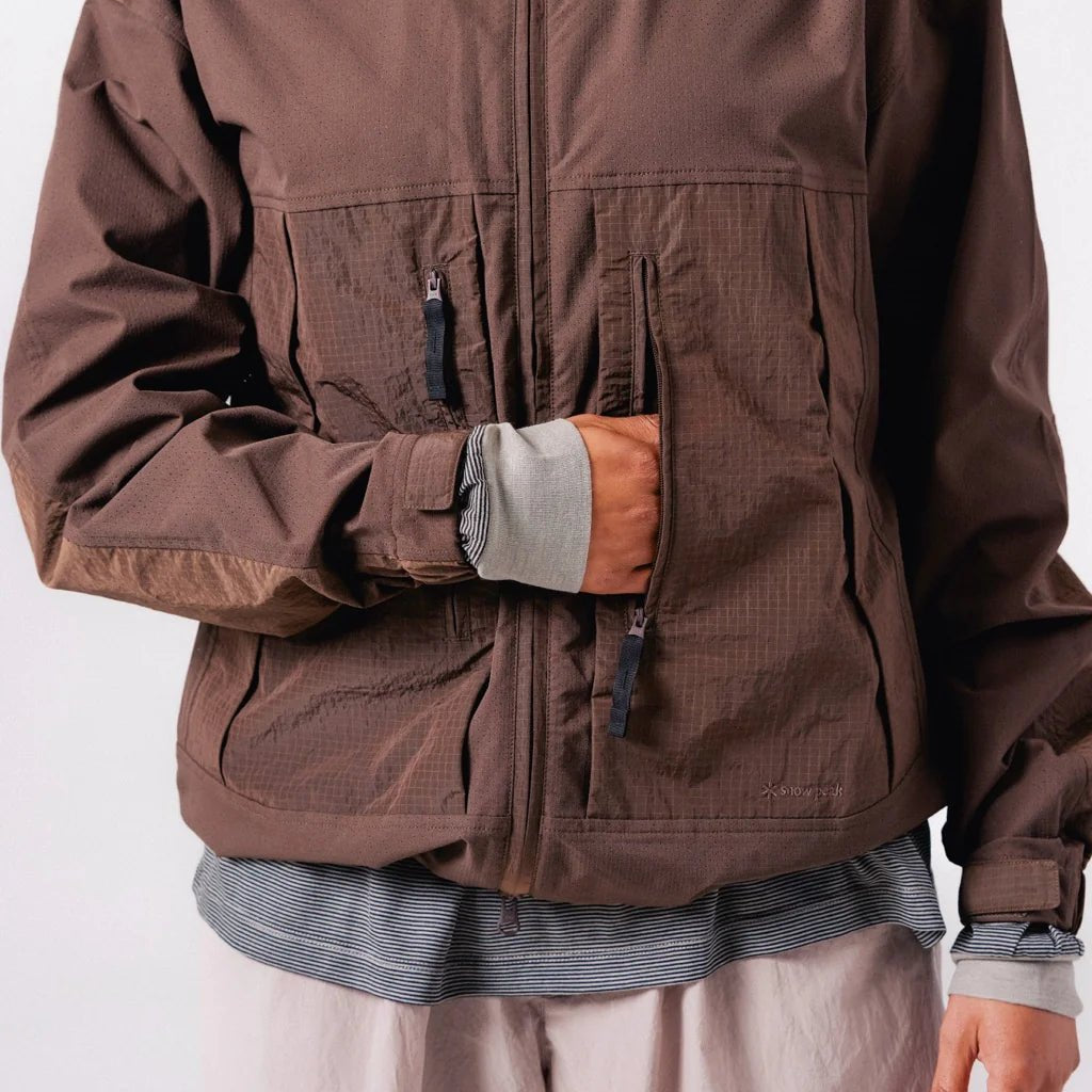 Snow Peak Insect Shield Jacket Brown - Steranko Clothing Manchester