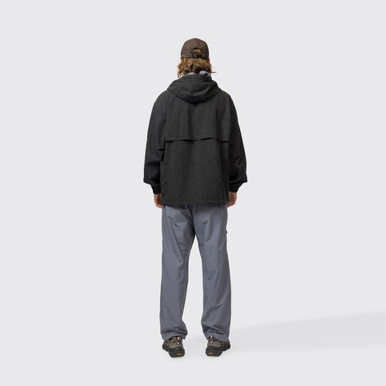 Snow Peak Kasuri Ripstop Jacket Black - Steranko Clothing Manchester