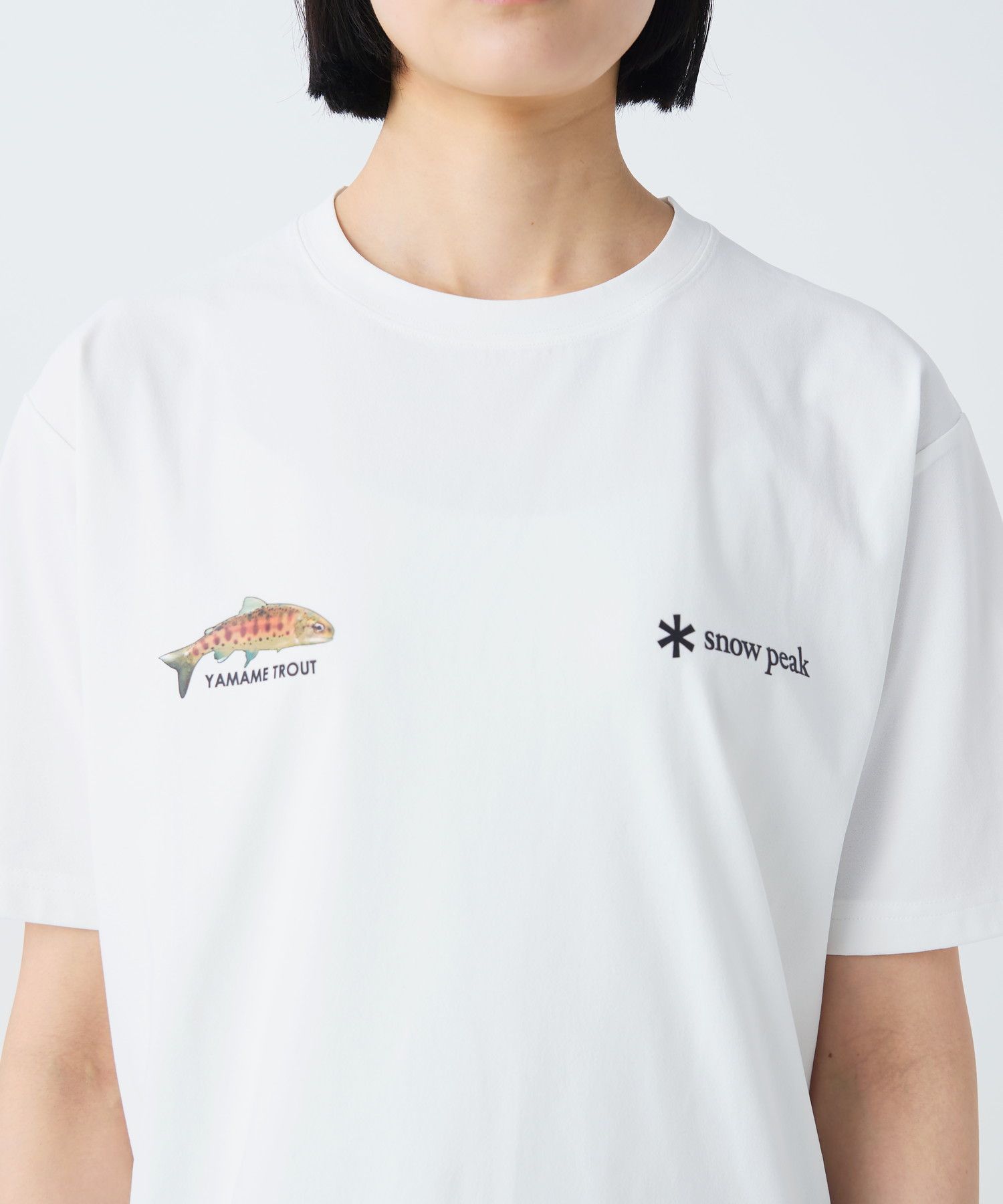 Snow Peak Northland Trout Dry T-Shirt Off - White - Steranko Clothing Manchester