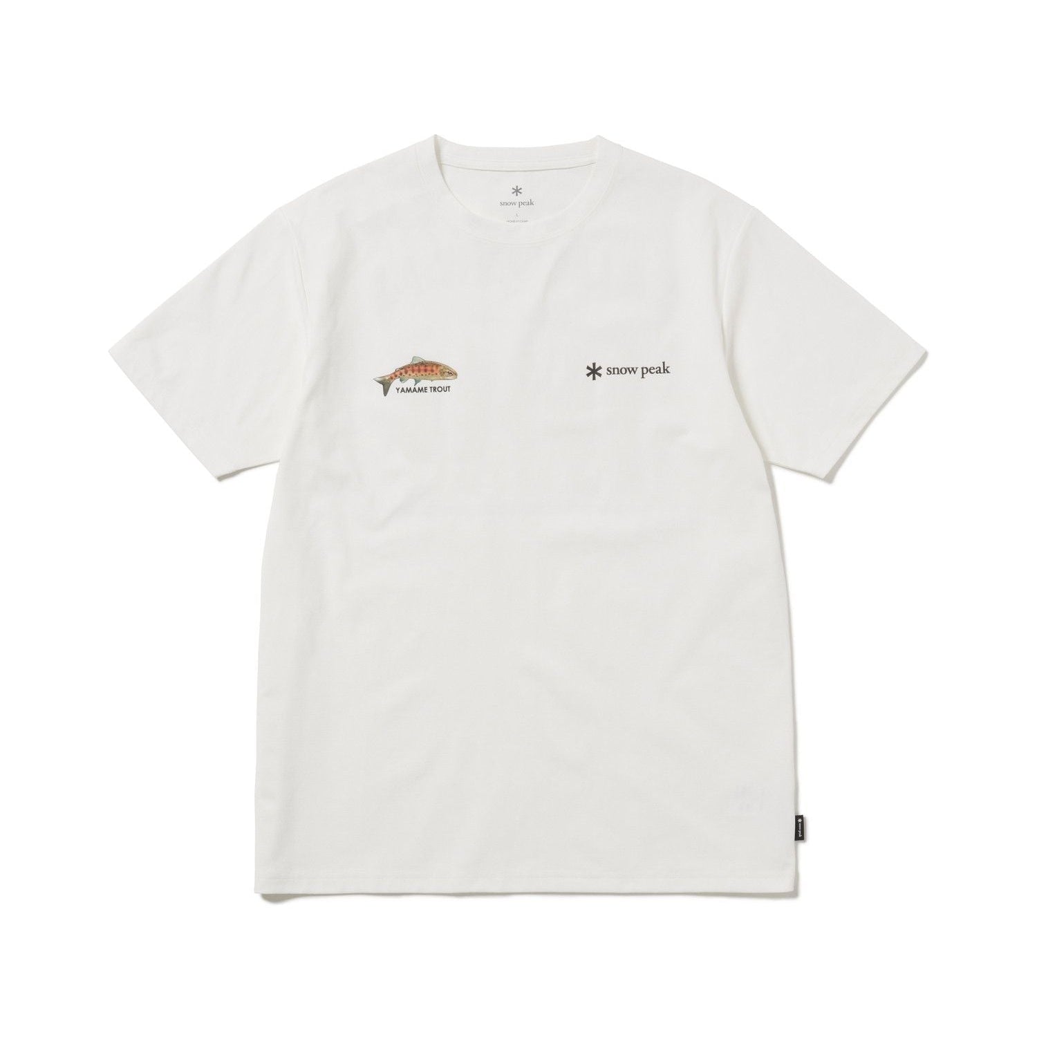 Snow Peak Northland Trout Dry T-Shirt Off - White - Steranko Clothing Manchester