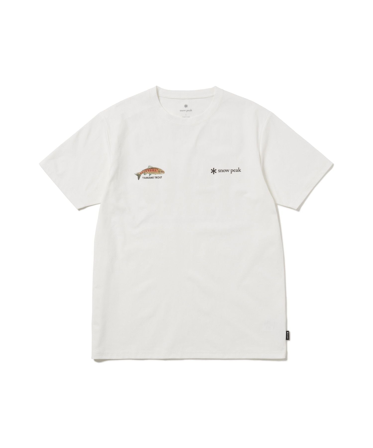 Snow Peak Northland Trout Dry T-Shirt Off - White - Steranko Clothing Manchester