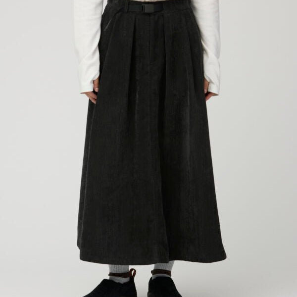 Snow Peak Technical Corduroy Skirt Dark Brown - Steranko Clothing Manchester